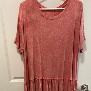 Oversize Mineral Wash Tunic